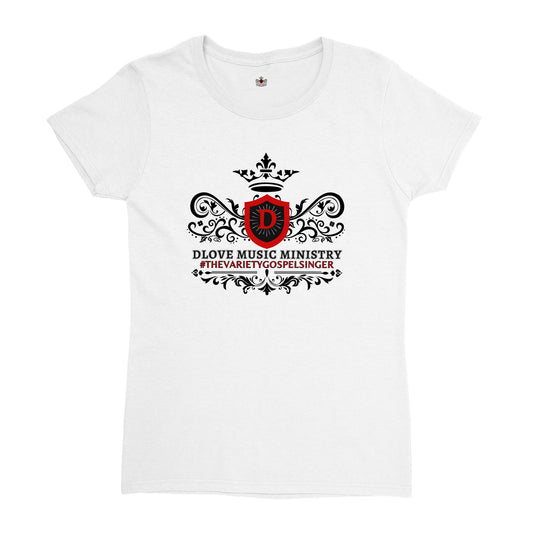 DLOVE MUSIC MINISTRY-Heavyweight Women's Crewneck T-shirt